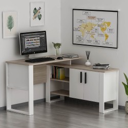 Ares Çalışma Masası Alize Beyaz