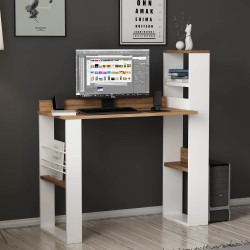 Aron Çalışma Masası Beyaz Kemençe