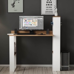 Aron Çalışma Masası Beyaz Kemençe Aron Çalışma Masası Beyaz Kemençe