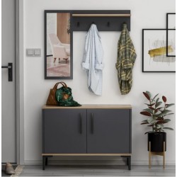 Atlantis Portmanto Antrasit Ceviz Atlantis Portmanto Antrasit Ceviz