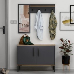 Atlantis Portmanto Antrasit Ceviz Atlantis Portmanto Antrasit Ceviz