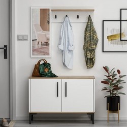 Atlantis Portmanto Beyaz Ceviz Atlantis Portmanto Beyaz Ceviz