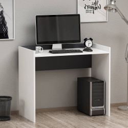 Basic Çalışma Masası Beyaz Antrasit