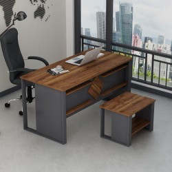 Boss Sehpali Ofis Masası, Büro Takımı, Çalıma Masası, Sehpa (Sandalye ve Aksesuarlar Dahil Değildir)