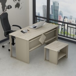 Boss Sehpali Ofis Masası, Büro Takımı, Çalıma Masası, Sehpa (Sandalye ve Aksesuarlar Dahil Değildir)