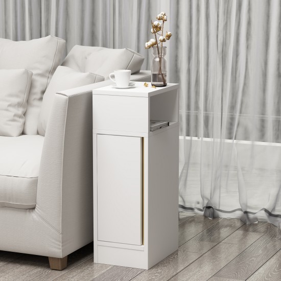 Buse Yan Sehpa Beyaz