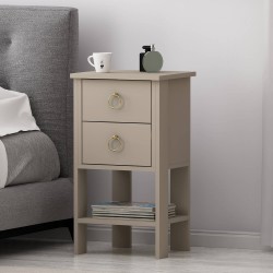 Cevher 2 Çekmeceli Komodin Kumtaşı