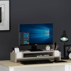 Çınar Monitör Yükseltici Bej Beyaz