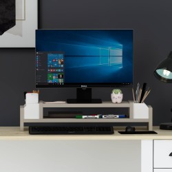 Çınar Monitör Yükseltici Bej Beyaz Çınar Monitör Yükseltici Bej Beyaz