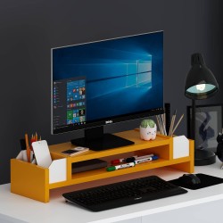 Çınar Monitör Yükseltici Turuncu Beyaz