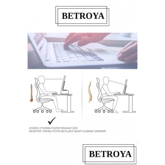 Çınar Monitör Yükselticisi Beyaz