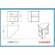 Corner Çalışma Masası Kemençe Antrasit