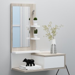 Enki Aynalı Dresuar Alize Beyaz