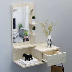 Enki Aynalı Dresuar Traverten Enki Aynalı Dresuar Traverten