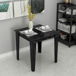 Loren Mutfak Masası Siyah Royal Mermer