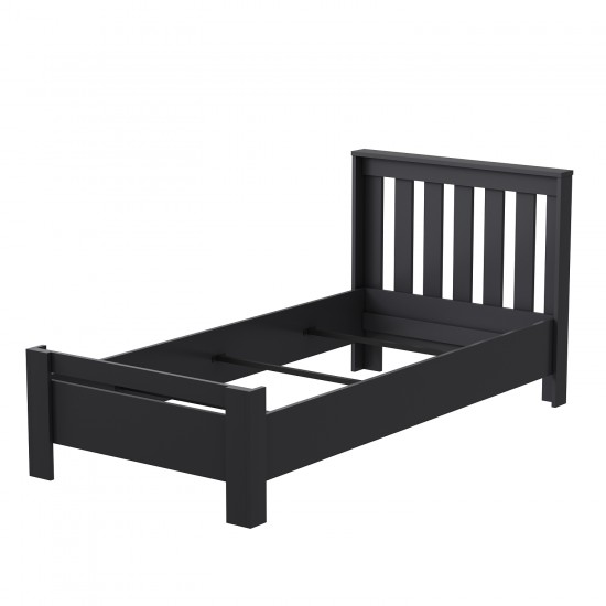 Optima Karyola Antrasit 190 x 90 cm | Modern ve Dayanıklı Tek Kişilik Karyola
