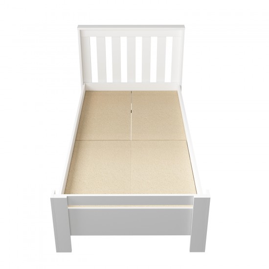 Optima Karyola Beyaz 190 x 90 cm | Modern ve Dayanıklı Tek Kişilik Karyola