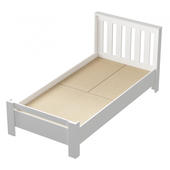 Optima Karyola Beyaz 190 x 90 cm | Modern ve Dayanıklı Tek Kişilik Karyola