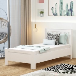 Optima Karyola Beyaz 190 x 90 cm | Modern ve Dayanıklı Tek Kişilik Karyola