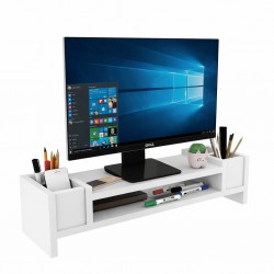 Ordena Beyaz Ergonomi Monitör Yükselticisi
