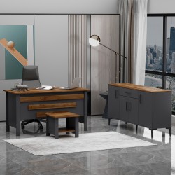 Orion Ofis Takımı 3' Lü Set Antrsait Kemençe