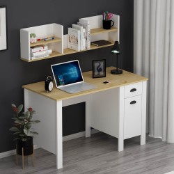 Plus Çalışma Masası Beyaz Safir Meşe
