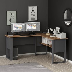 Randi Çalışma Masası Antrasit - Kemençe