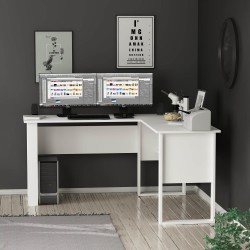 Randi Köşe Çalışma Masası Beyaz