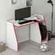 ROBY GAMER OYUNCU MASASI BEYAZ KIRMIZI