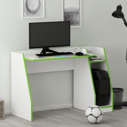 ROBY GAMER OYUNCU MASASI BEYAZ YEŞİL