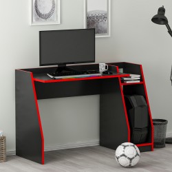 ROBY GAMER OYUNCU MASASI SİYAH KIRMIZI