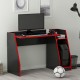 ROBY GAMER OYUNCU MASASI SİYAH KIRMIZI