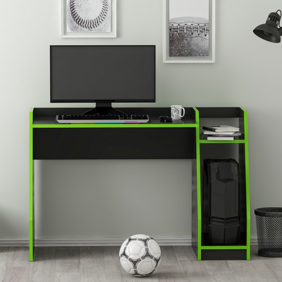 ROBY GAMER OYUNCU MASASI SİYAH YEŞİL