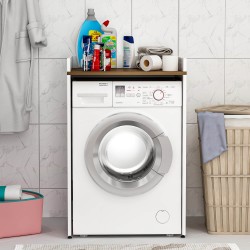 Rouge Çamaşır Makinesi Dolabı Beyaz Kemençe