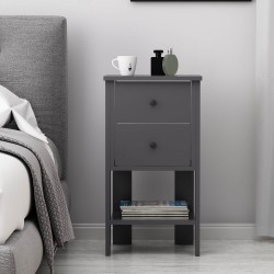 Sem 2 Çekmeceli Komodin Antrasit Sem 2 Çekmeceli Komodin Antrasit