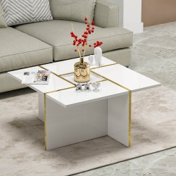 Silva Orta Sehpa - Beyaz