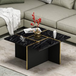 Silva Orta Sehpa Mermer Siyah Silva Orta Sehpa Mermer Siyah