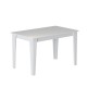 Şimal Yemek Masası 120x72 Beyaz