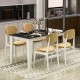 Şimal Yemek Masası 120x72 Beyaz Royal Mermer